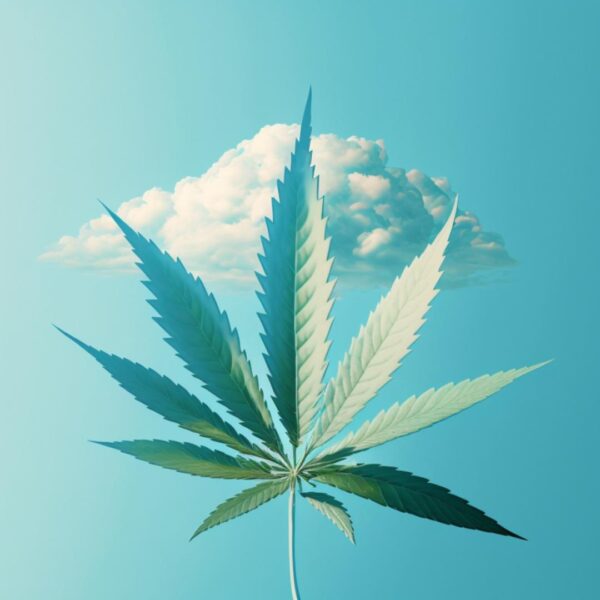 rappresentazione della varietà di cannabis legale critical kush ideale per il rilassamento profondo